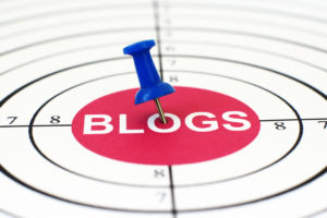 blog at center of target